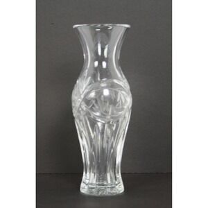 Vintage Gorham Crystal Bud Vase Clear Etched Floral Glass